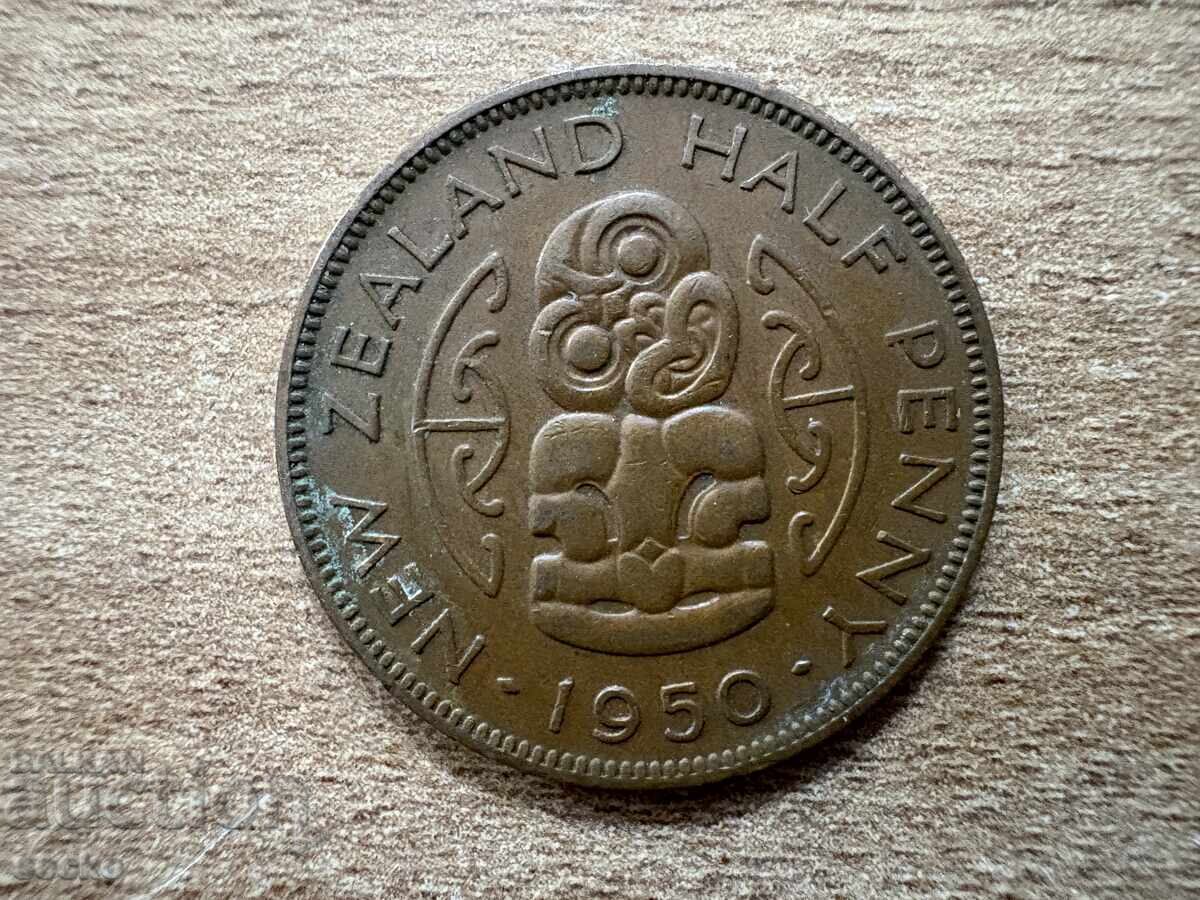 Noua Zeelandă - ½ penny (1950)
