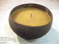 Lumânare "Nucă de cocos"