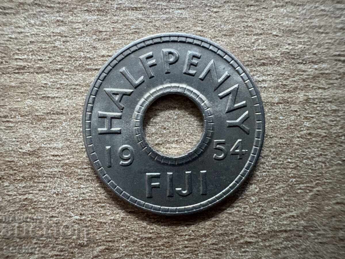 Фиджи - 1/2 пени (1954) Фиджи - 1/2 пени (1954)