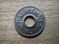 Фиджи - 1/2 пени (1954)