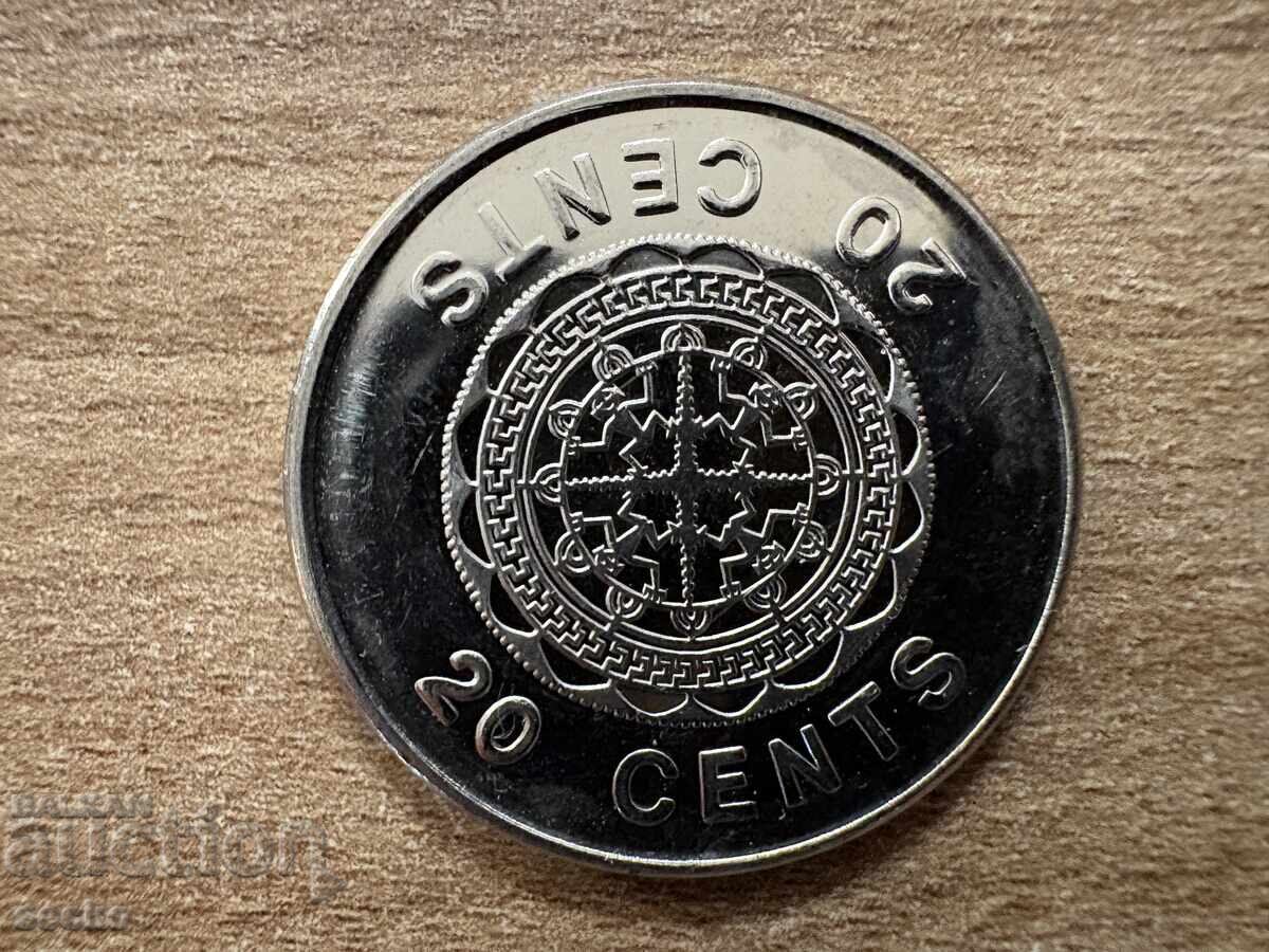 Insulele Solomon - 20 cenți (2008) Insulele Solomon - 20 cenți (2008)