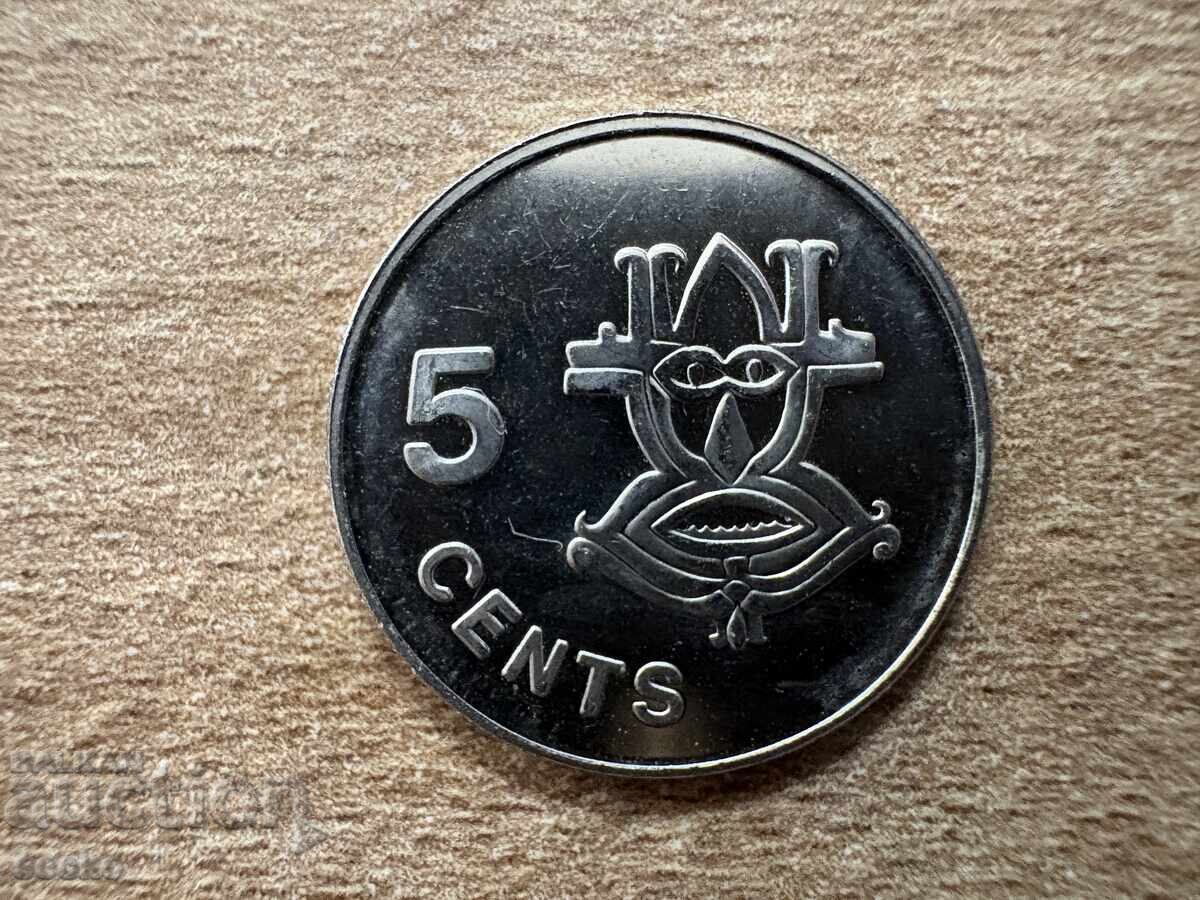 Insulele Solomon - 5 cenți (2005) Insulele Solomon - 5 cenți (2005)