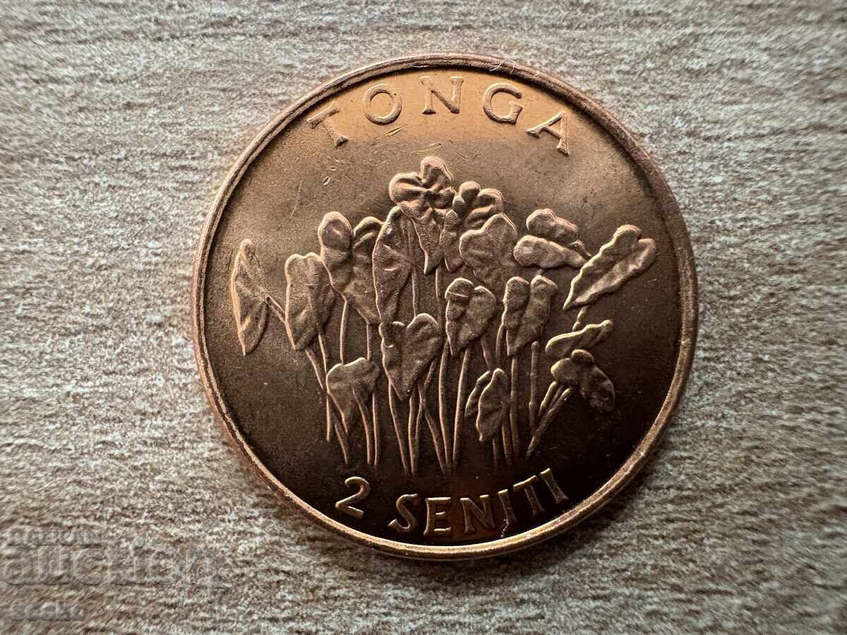 Tonga - 2 seniti (2002) - FAO - Planificare familială Tonga - 2 seniti (2002) - FAO - Planificare familială