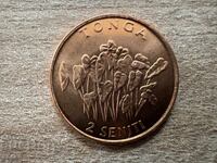 Tonga - 2 seniti (2002) - FAO - Planificare familială