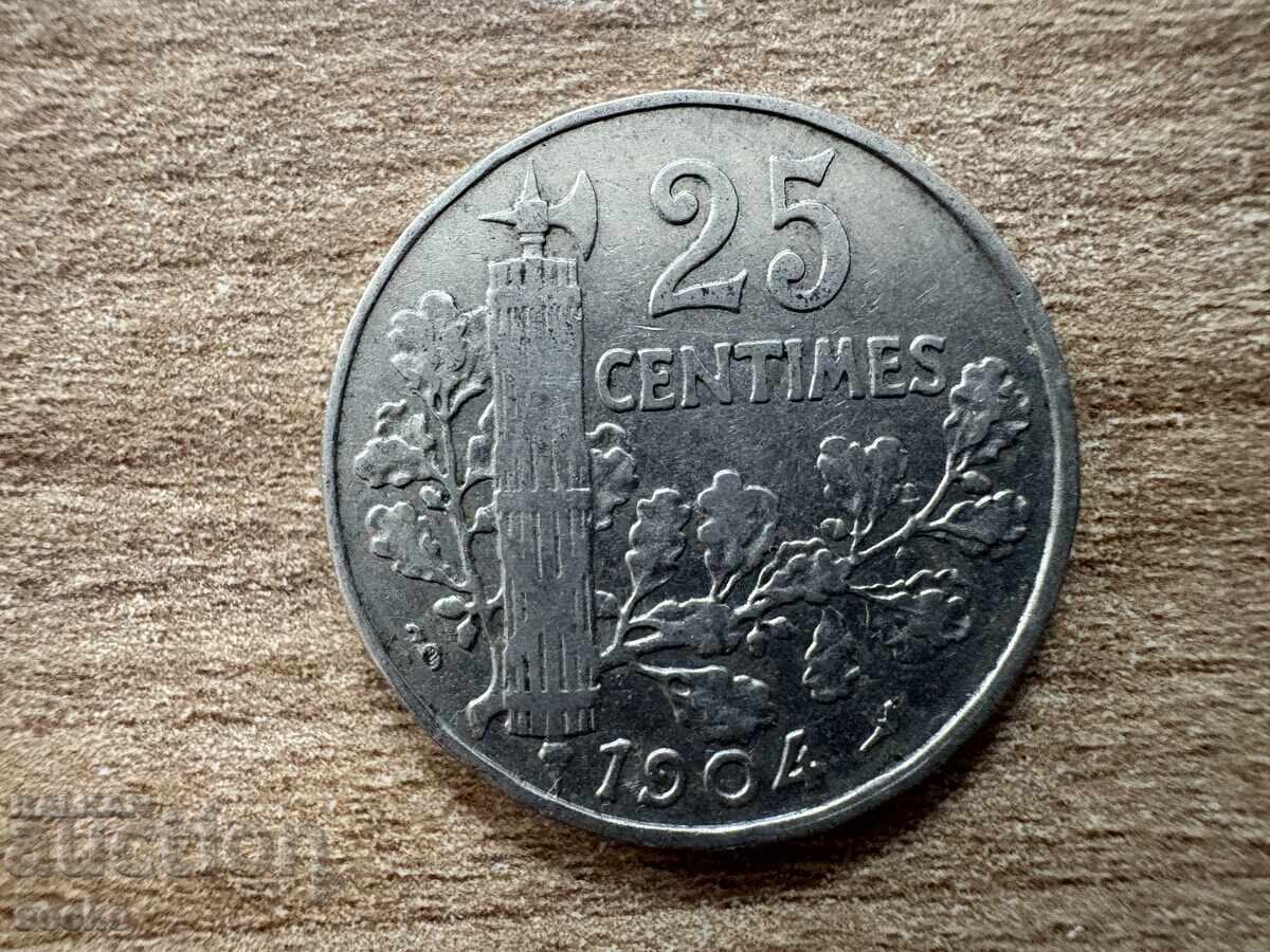 Франция - 25 сантима (1904) Франция - 25 сантима (1904)