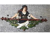 Метална винтидж закачалка