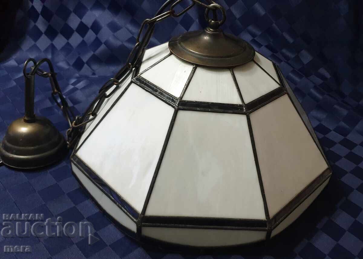 Μεγάλο οκταγωνικό πολυέλαιο τύπου "Tiffany"