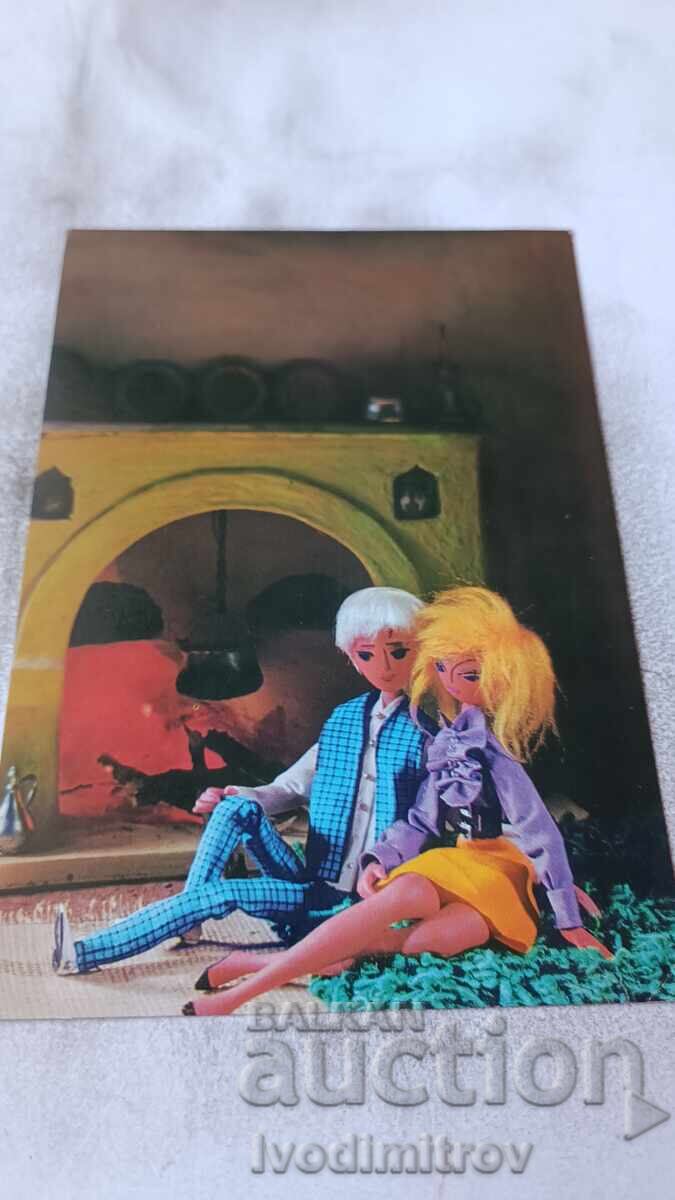 Postcard Model and Dolls 1975 Postcard Model and Dolls 1975