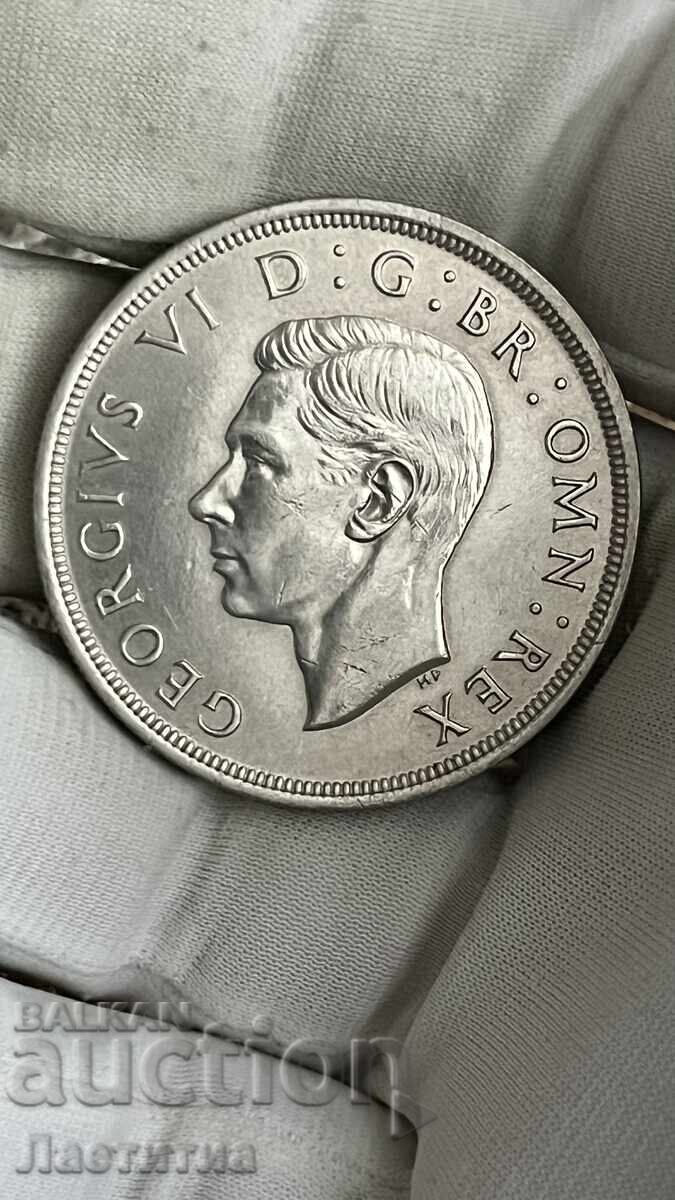 1 coroană 1937, argint 1 coroană 1937, argint