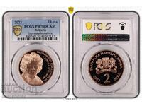 2 Leva 2022, Copper, PR70DCAM, 100g. Stoyanka Mutafova