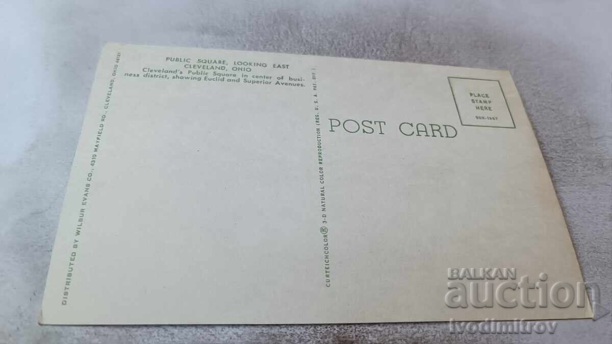 Пощенска картичка Cleveland Ohio Public Square с цена 0.85 лв. | € 0.43