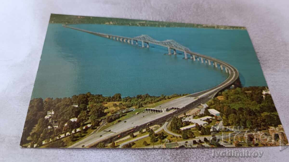 Postcard Tappan Zee Bridge 1975
