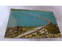 Postcard Tappan Zee Bridge 1975