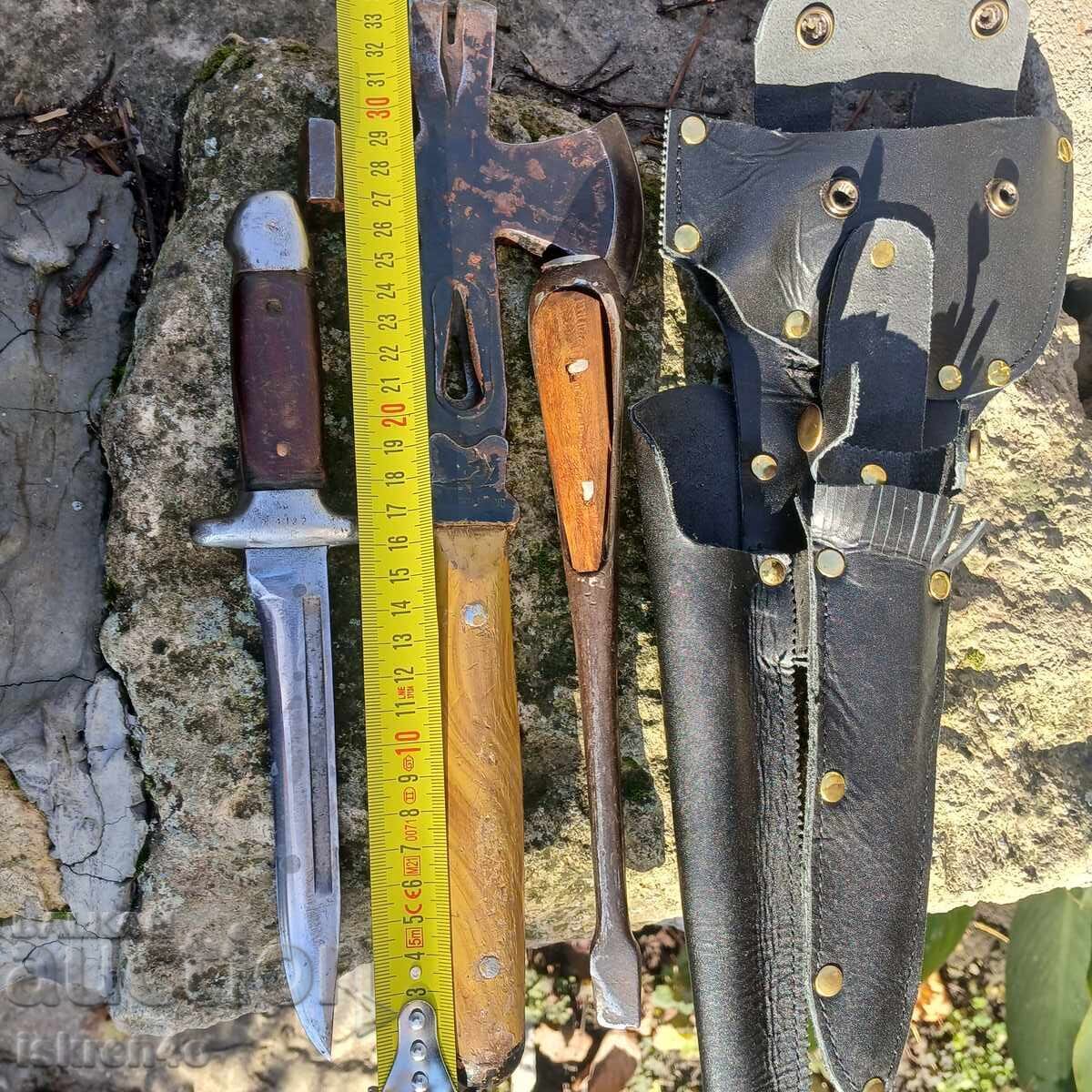 Licitație Cuțit de Santinelă, toporișcă foarte funcțională și șurubelniță
