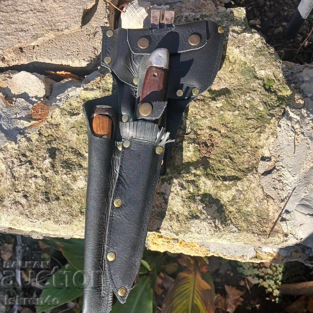Knife for Duty, very functional Axe and Screwdriver - 6