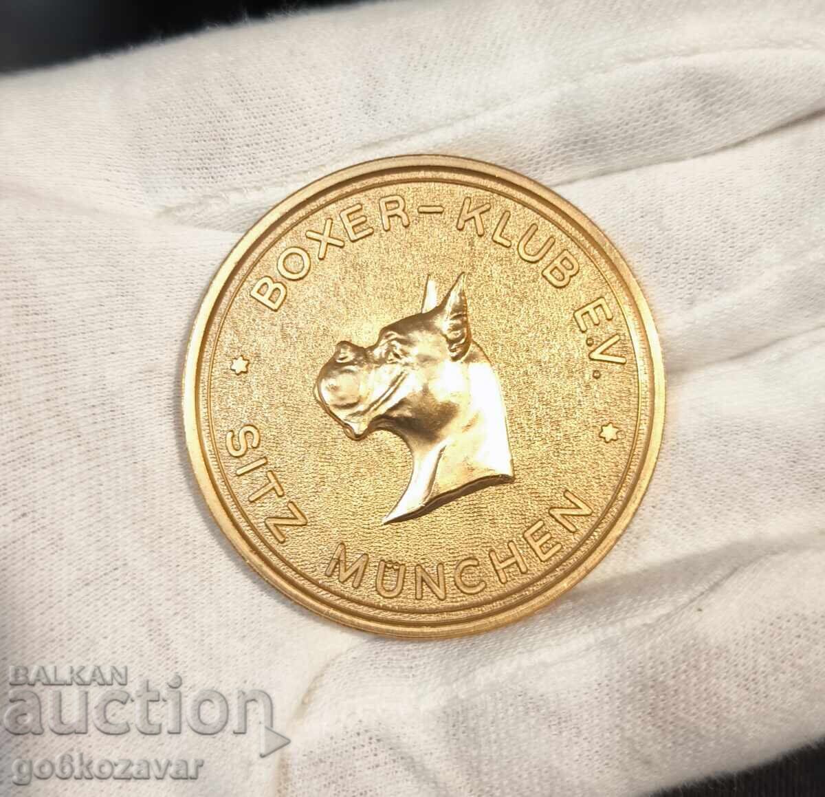 Auction  Bronze medal Boxer Club Munich 1982