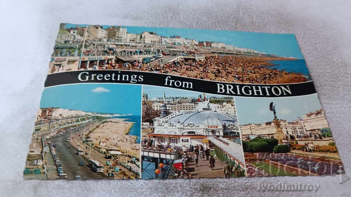 Postcard Greetings from Brighton Collage