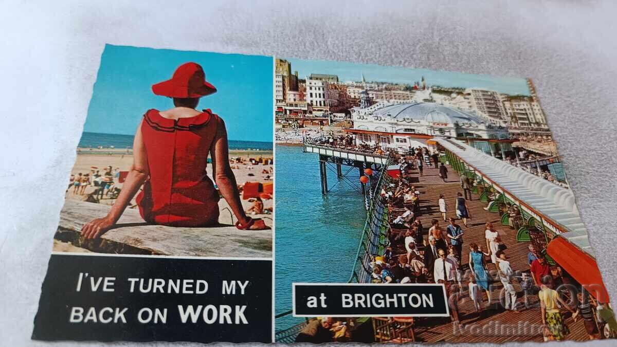 Пощенска картичка Brighton Колаж Пощенска картичка Brighton Колаж