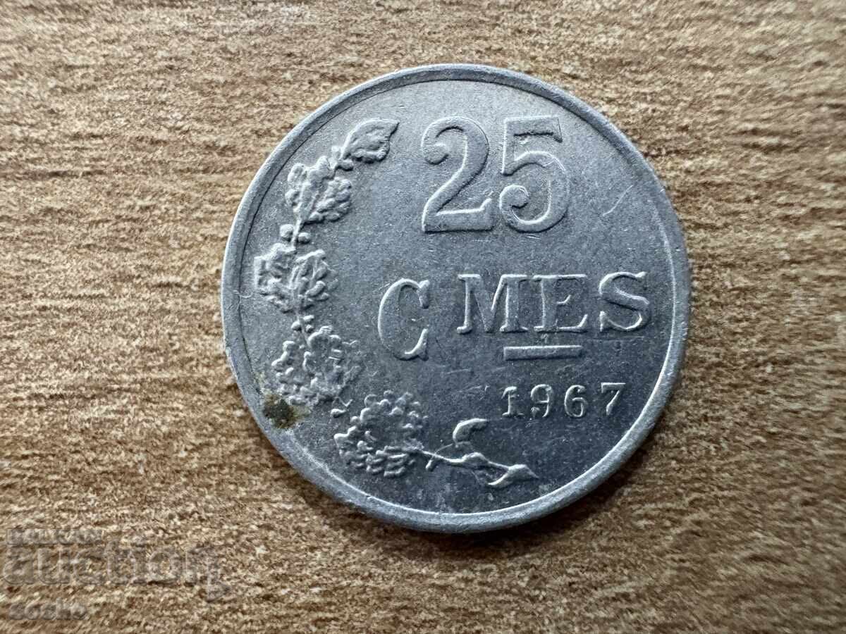 Luxembourg - 25 Centimes (1967) Luxembourg - 25 Centimes (1967)