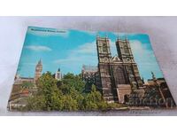 Postcard London Westminster Abbey 1968