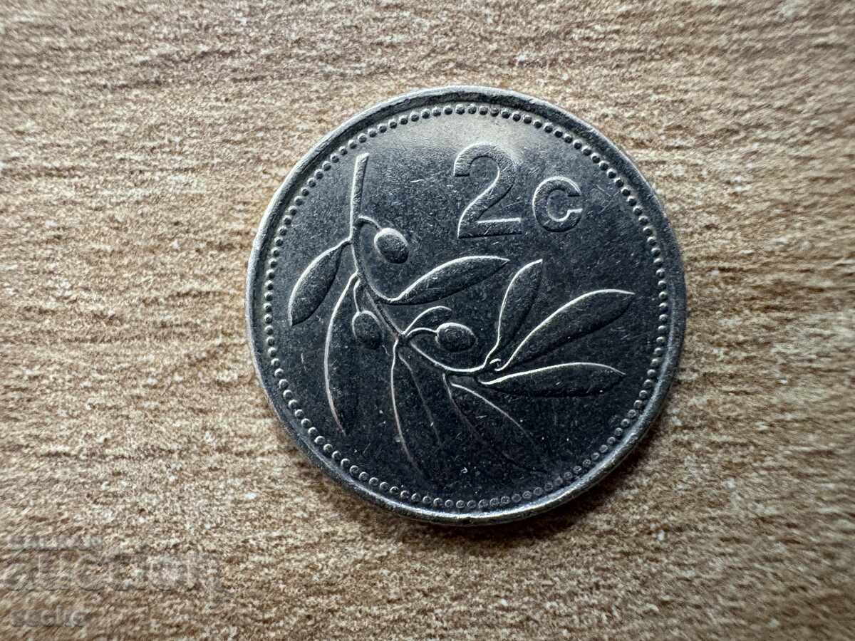 Malta - 2 cenți (1998)