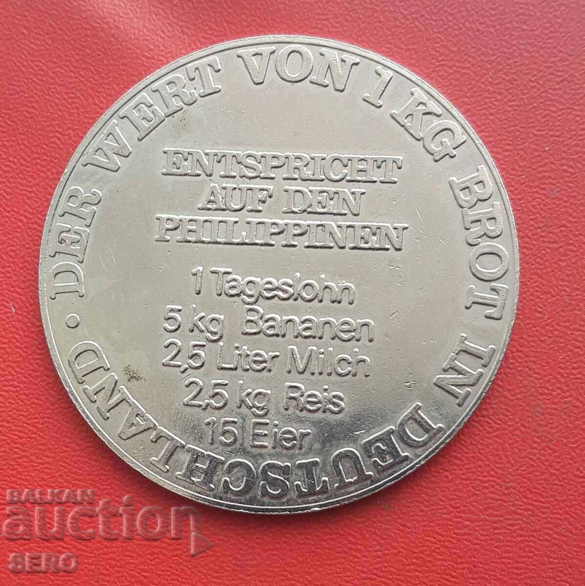 Medalie - Germania - misiunea "Străinii devin prieteni" cu preț 3.01 BGN | € 1.54