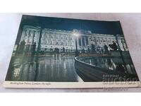 P K London Buckingham Palace by Night