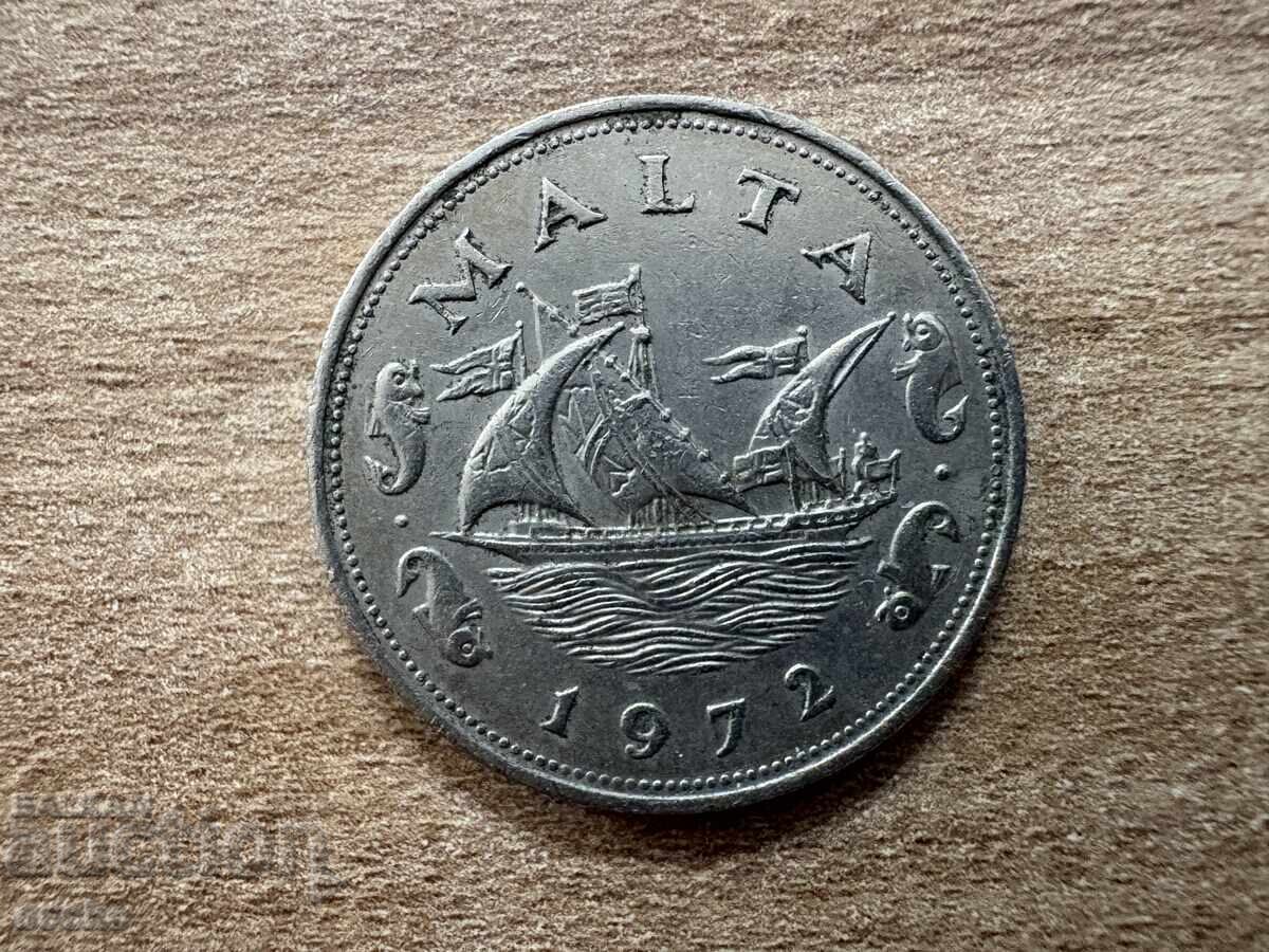 Μάλτα - 10 σεντς (1972) με τιμή 0.60 BGN | € 0.31