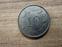 Malta - 10 cents (1972)