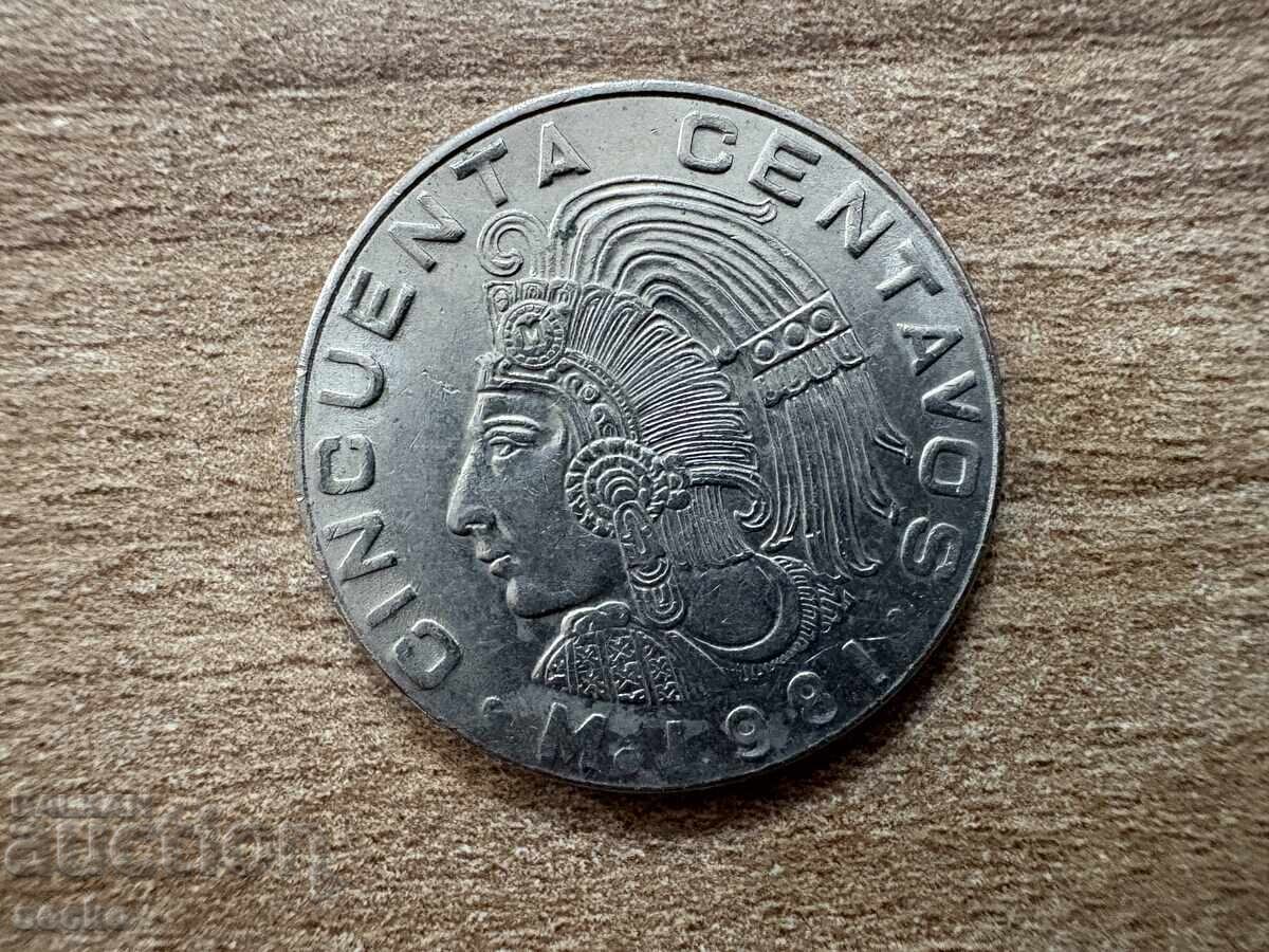 Μεξικό - 50 σεντάβος (1981)