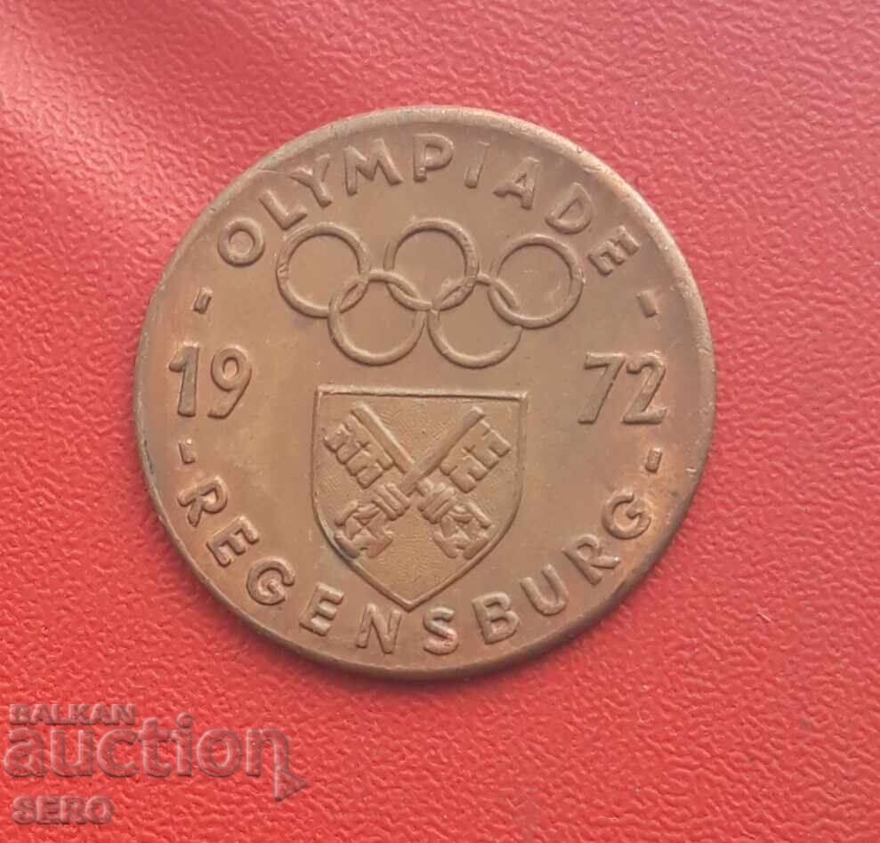 Medalie - Germania - olimpiada München 1972 cu preț 1.01 BGN | € 0.52