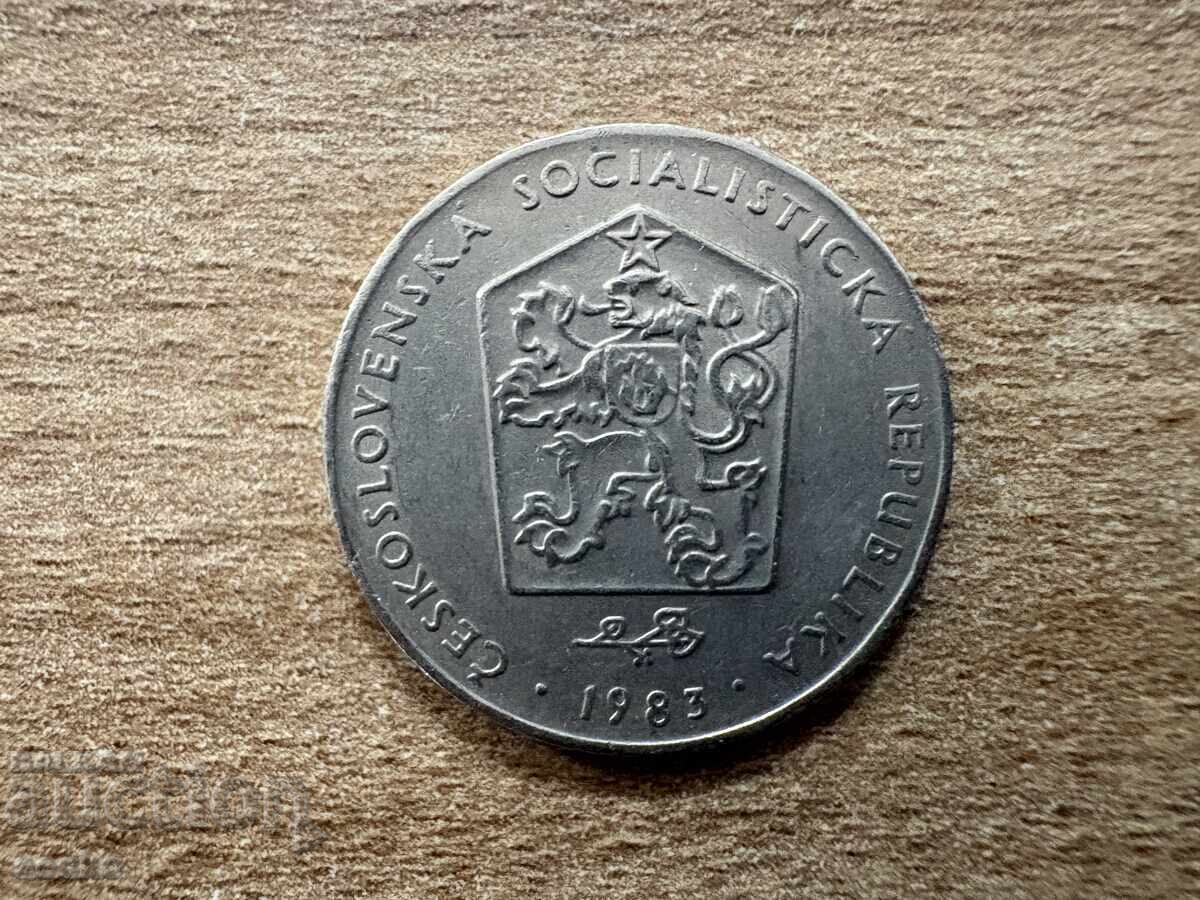 Cehoslovacia - 2 coroane (1983) cu preț 0.25 BGN | € 0.13