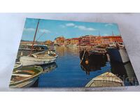 Cartolină poștală Saiht-Tropez Le Port 1968