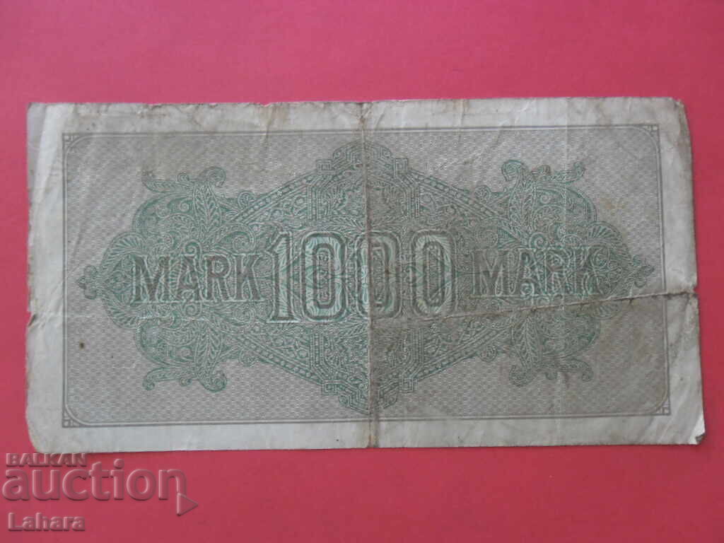 1000 μάρκα 1922 γ. Γερμανία με τιμή 1.00 BGN | € 0.51 1000 μάρκα 1922 γ. Γερμανία με τιμή 1.00 BGN | € 0.51