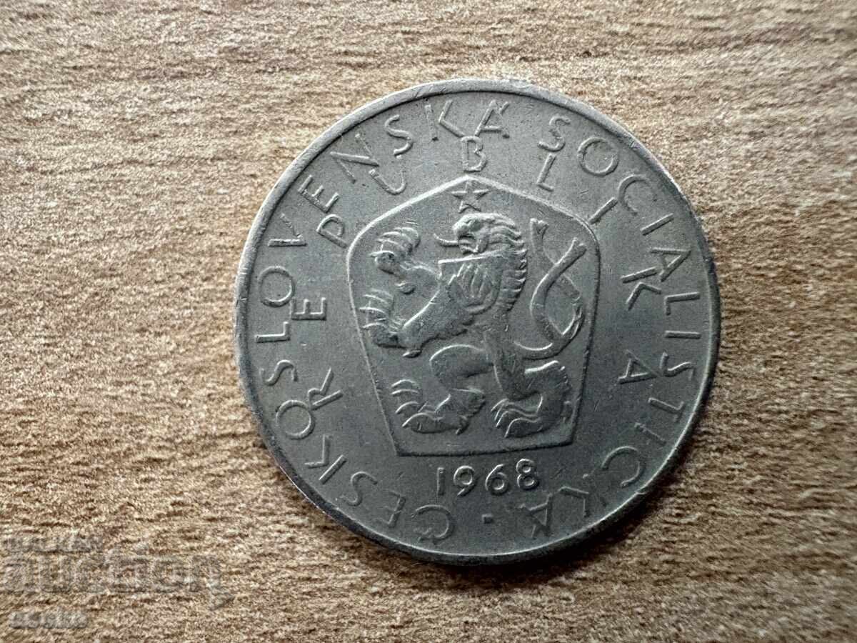 Cehoslovacia - 5 coroane (1968) cu preț 0.30 BGN | € 0.15 Cehoslovacia - 5 coroane (1968) cu preț 0.30 BGN | € 0.15