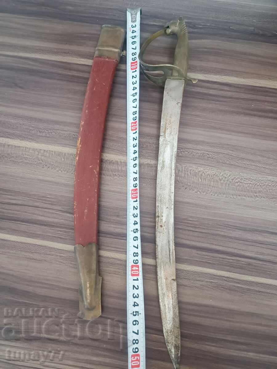 Old Indian saber with scabbard with price 51.00 BGN | € 26.08 Old Indian saber with scabbard with price 51.00 BGN | € 26.08