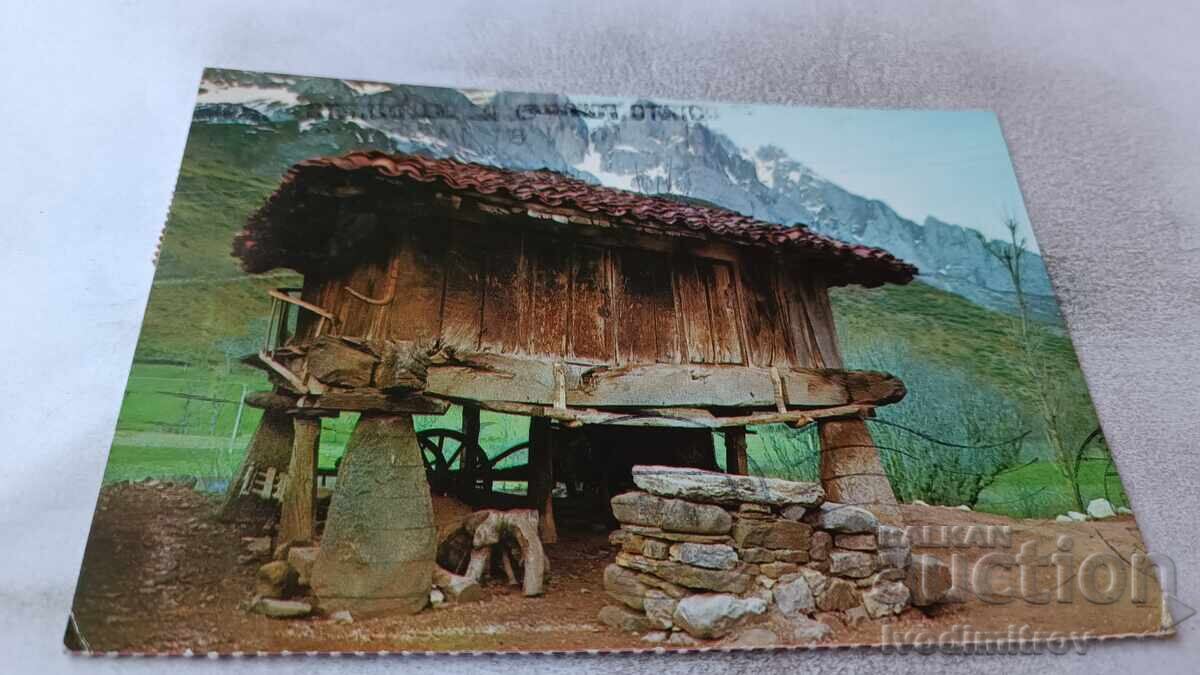 Postcard Asturias Typical Horreo 1973