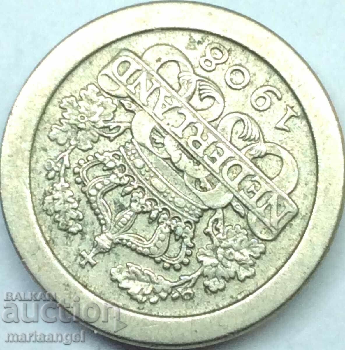 Licitație Olanda 1908 5 cenți Licitație Olanda 1908 5 cenți