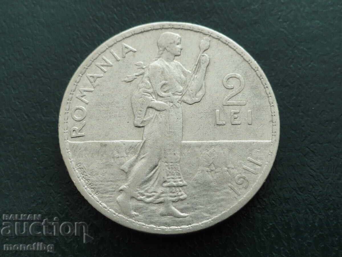 Romania 1911 - 2 Lei Romania 1911 - 2 Lei