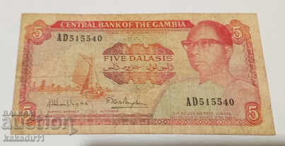 5 Dalasis Gambia 5 Dalasis Gambia