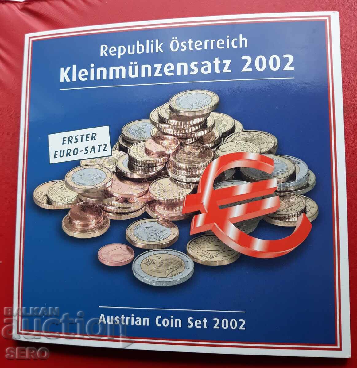 Αυστρία-ΣΕΤ 2002 από 8 ευρώνομισματα Αυστρία-ΣΕΤ 2002 από 8 ευρώνομισματα