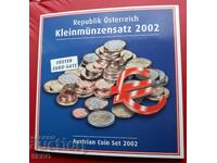 Αυστρία-ΣΕΤ 2002 από 8 ευρώνομισματα
