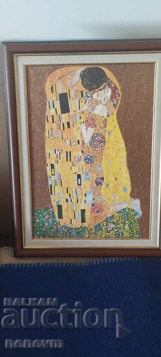 Gustav Klimt's The Kiss