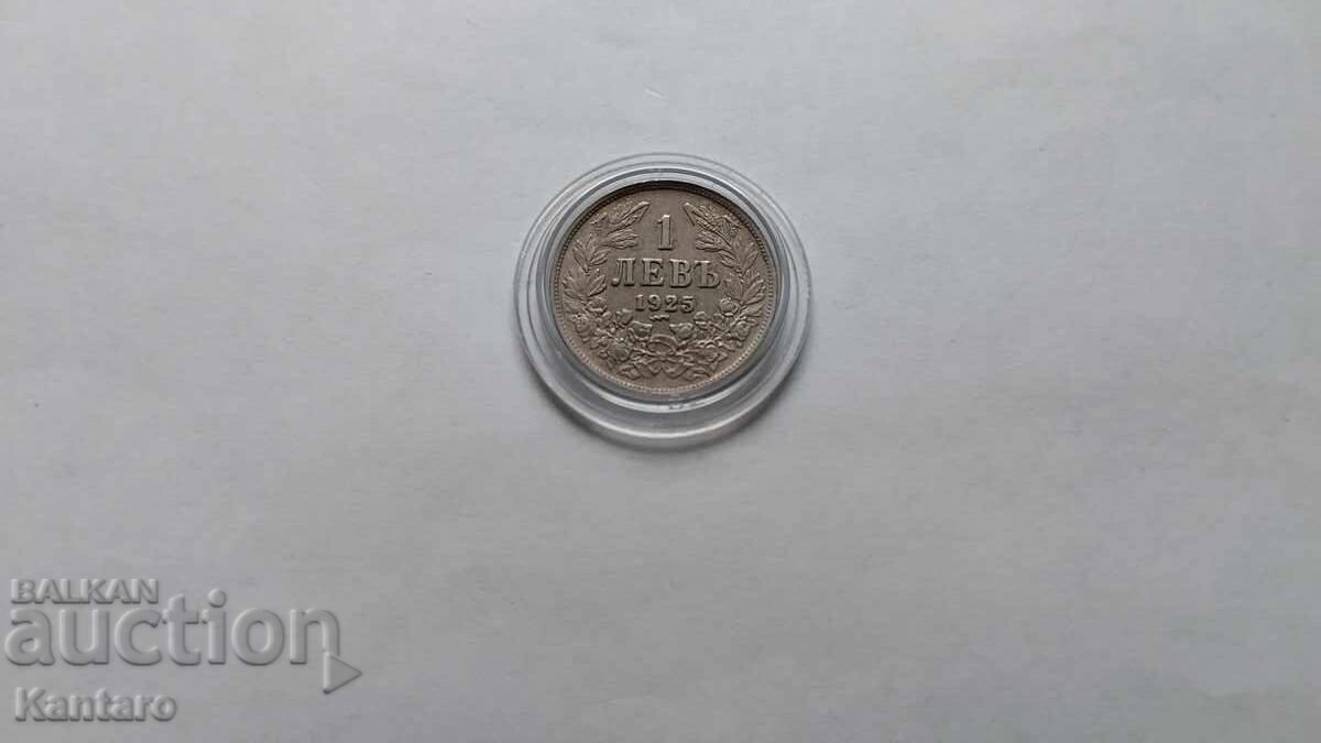 Κέρμα - ΒΟΥΛΓΑΡΙΑ - 1 λεβ - 1925 - με γραμμή Κέρμα - ΒΟΥΛΓΑΡΙΑ - 1 λεβ - 1925 - με γραμμή
