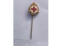 Rare Imperial Badge I Serve the Bulgarian Red Cross