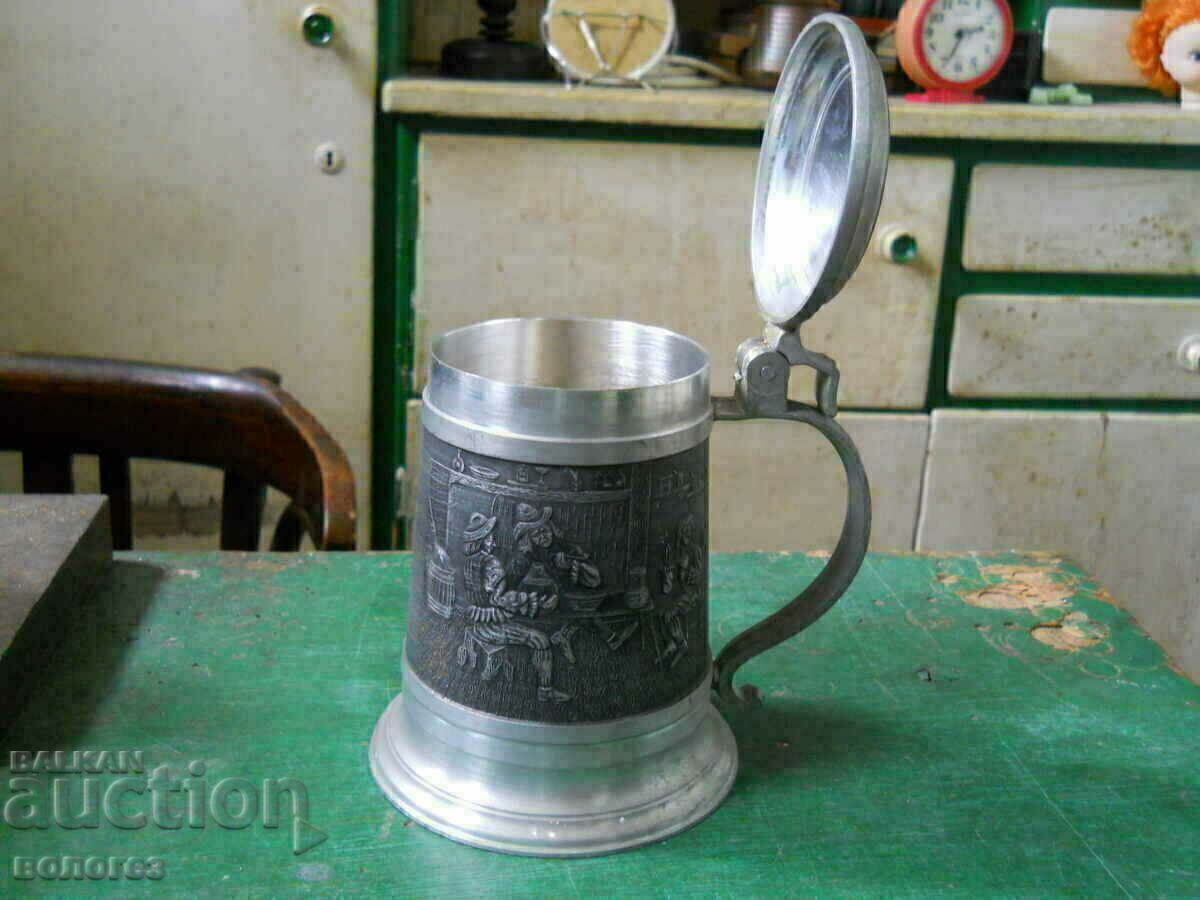 Аукцион Метална халба за бира - Германия Аукцион Метална халба за бира - Германия