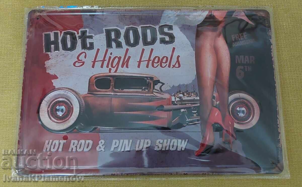 New metal sign for collectors