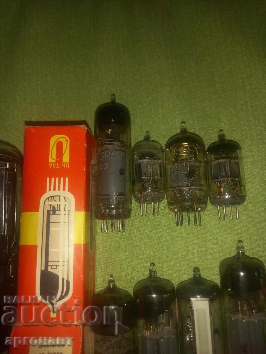 ΛΟΤ ραδιοσωλήνες, ραδιοσωλήνες διάφοροι / 11 - τεμάχια με τιμή 26.00 BGN | € 13.29