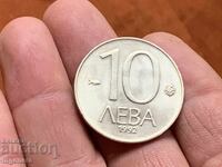 MONEDĂ 10 LEI 1992 G