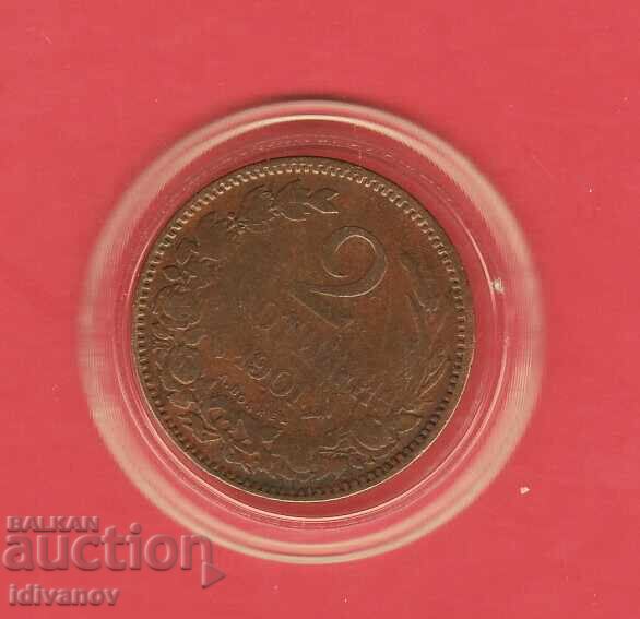 2 STOTINKI - 1901 g. - 5